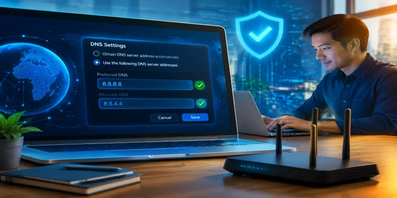 Cách cấu hình DNS trên máy tính để khắc phục tình trạng gián đoạn kết nối