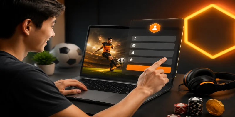Giao diện biểu mẫu đăng ký new88 tối giản giúp người chơi thao tác nhanh chóng trên điện thoại